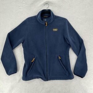 L.L. Bean Outerwear Men's Mountain Classic Fleece Jacket Small Nautical Navy